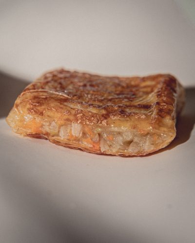 Sfoglia di tofu con ripieno di verdure